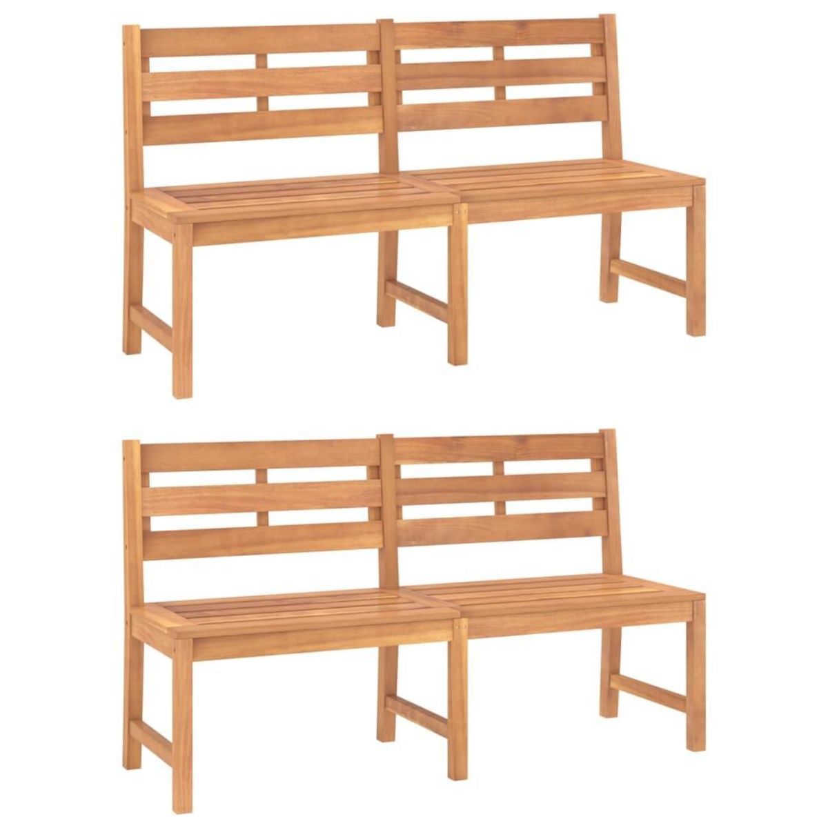 VIDAXL Ensemble a manger de jardin 3 pcs Bois de teck massi