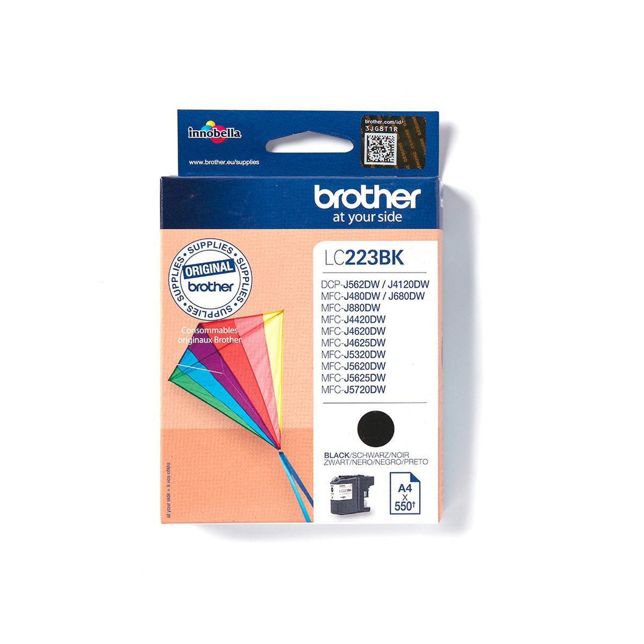 Brother Brother lc-223bk cartouche d'encre 1 pièce(s) original noir