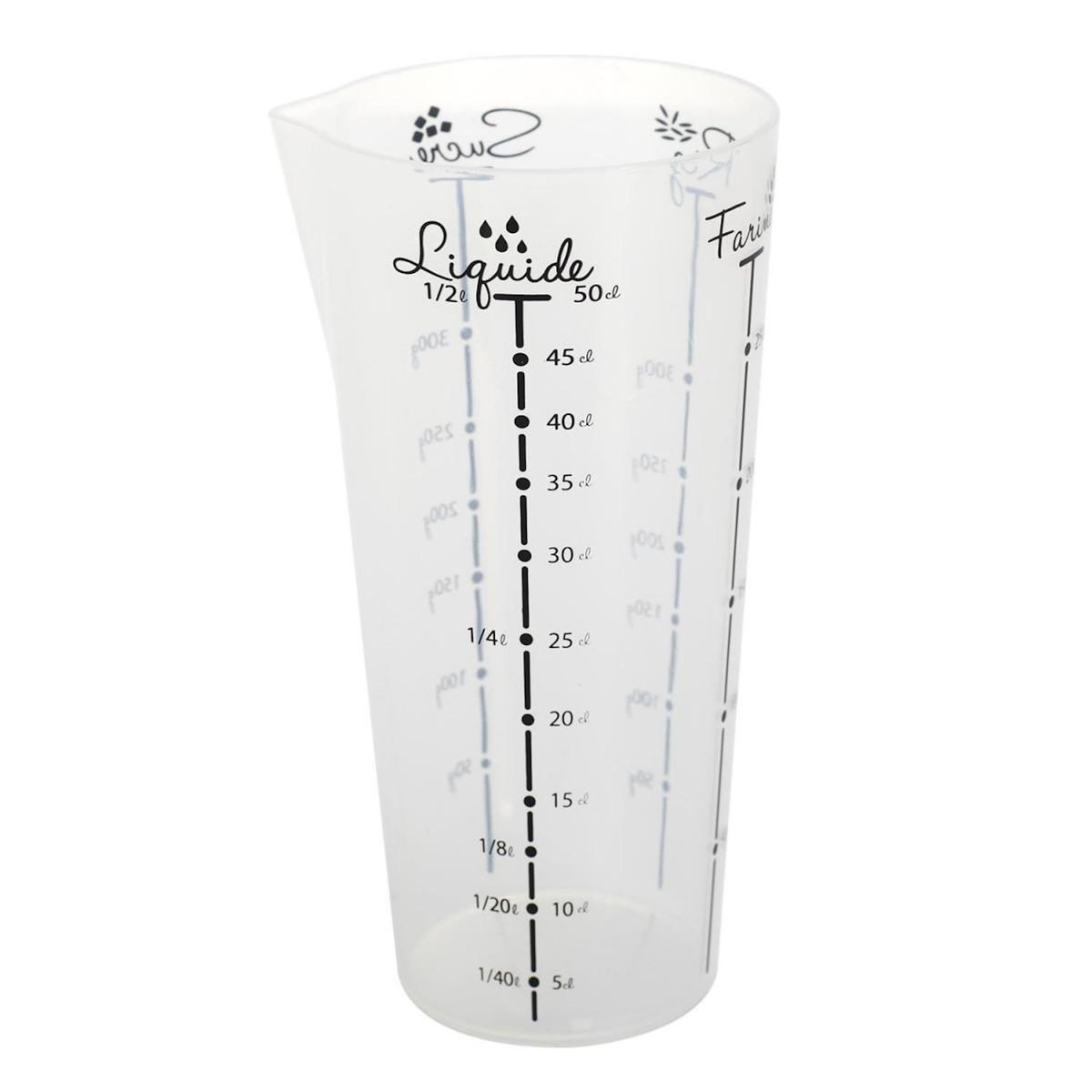 Paris Prix Lot de 4 Ustensiles à Pâtisserie  Chandeleur  33cm Rouge