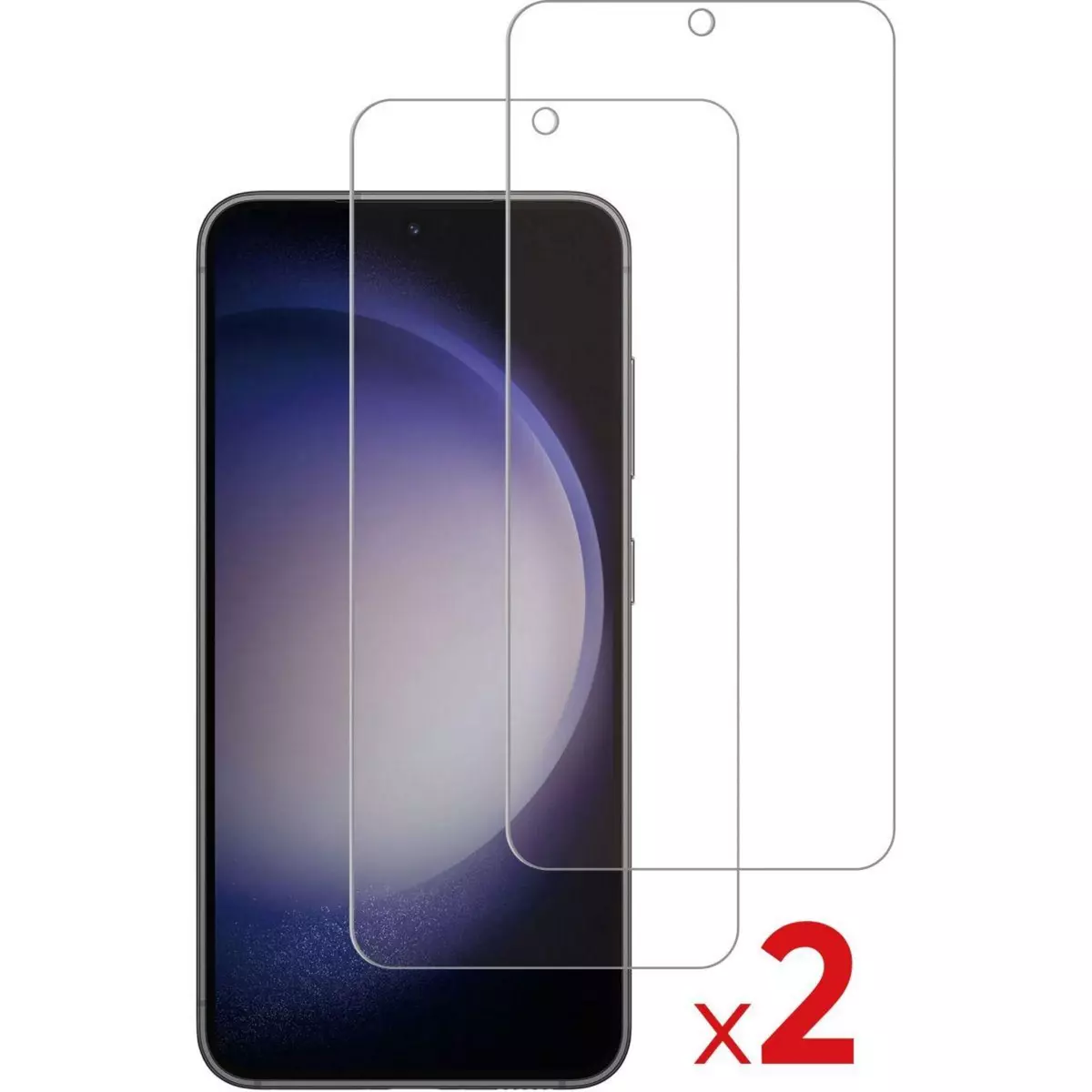 ESSENTIEL B Protège écran Samsung S23FE verre trempé X2