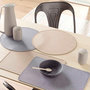 Voir la diapositive 4 : Paris Prix Set de Table Tissé  Edward  30x45cm Taupe