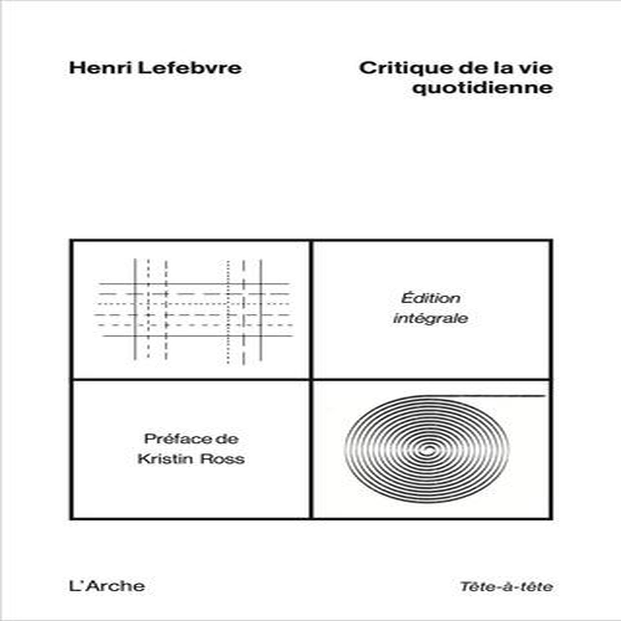 CRITIQUE DE LA VIE QUOTIDIENNE, Lefebvre Henri