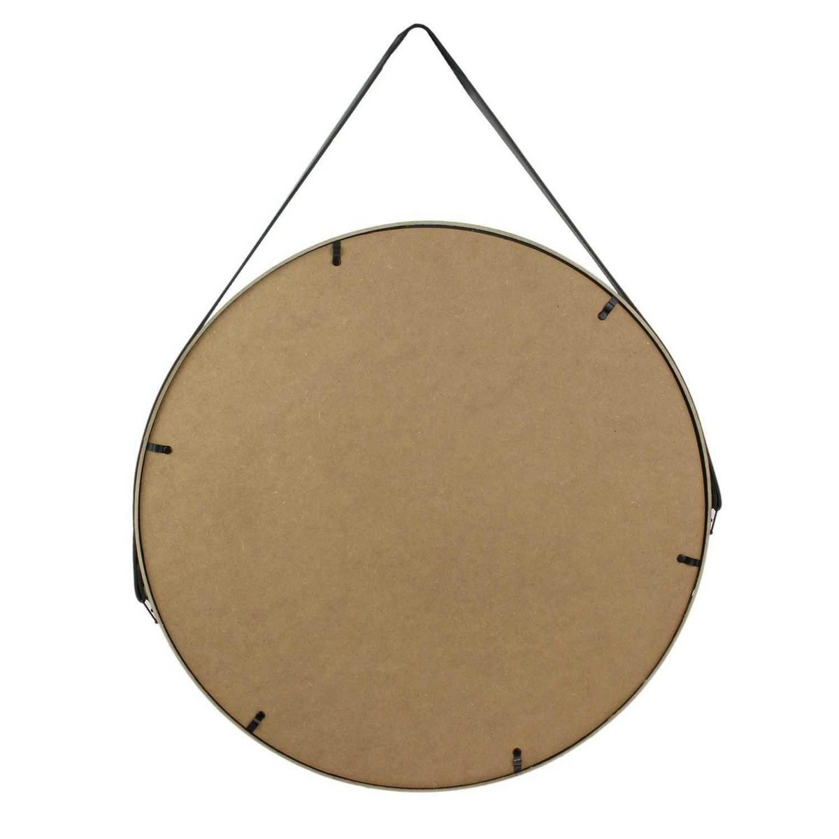 TOILINUX Miron rond à suspendre avec une anse