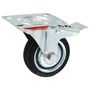 Voir la diapositive 3 : VIDAXL Roulettes pivotantes avec double frein 4 pcs 75 mm
