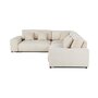 Voir la diapositive 4 : LISA DESIGN Garance - canapé modulable d'angle gauche - 5 places - en velours côtelé