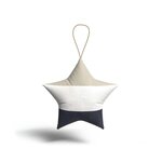 SOLEIL D'OCRE Etoile à suspendre en coton 12x12 cm ESPRIT MARIN, par Soleil d'Ocre