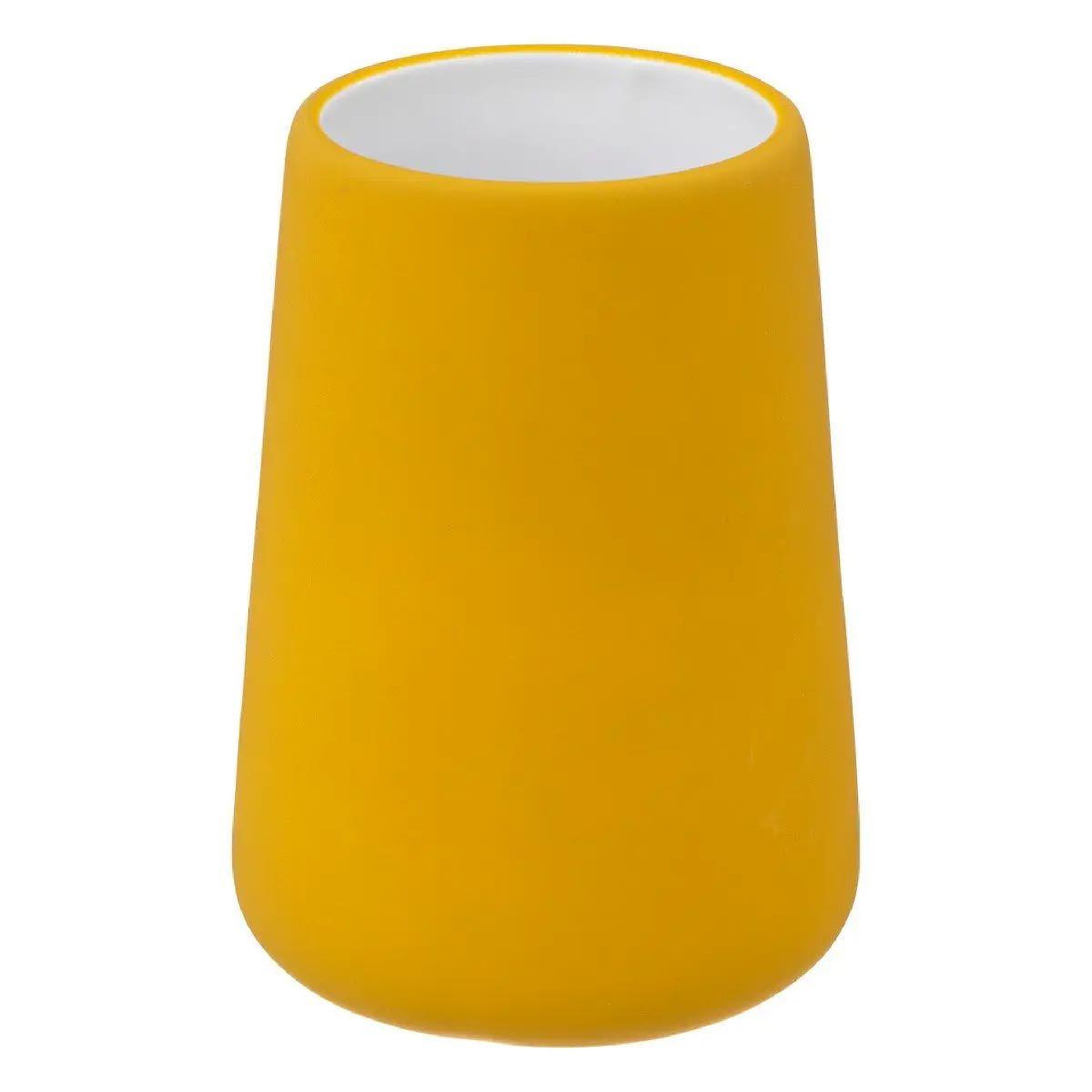 FIVE Gobelet brosse à dent  cocon  11cm jaune moutarde