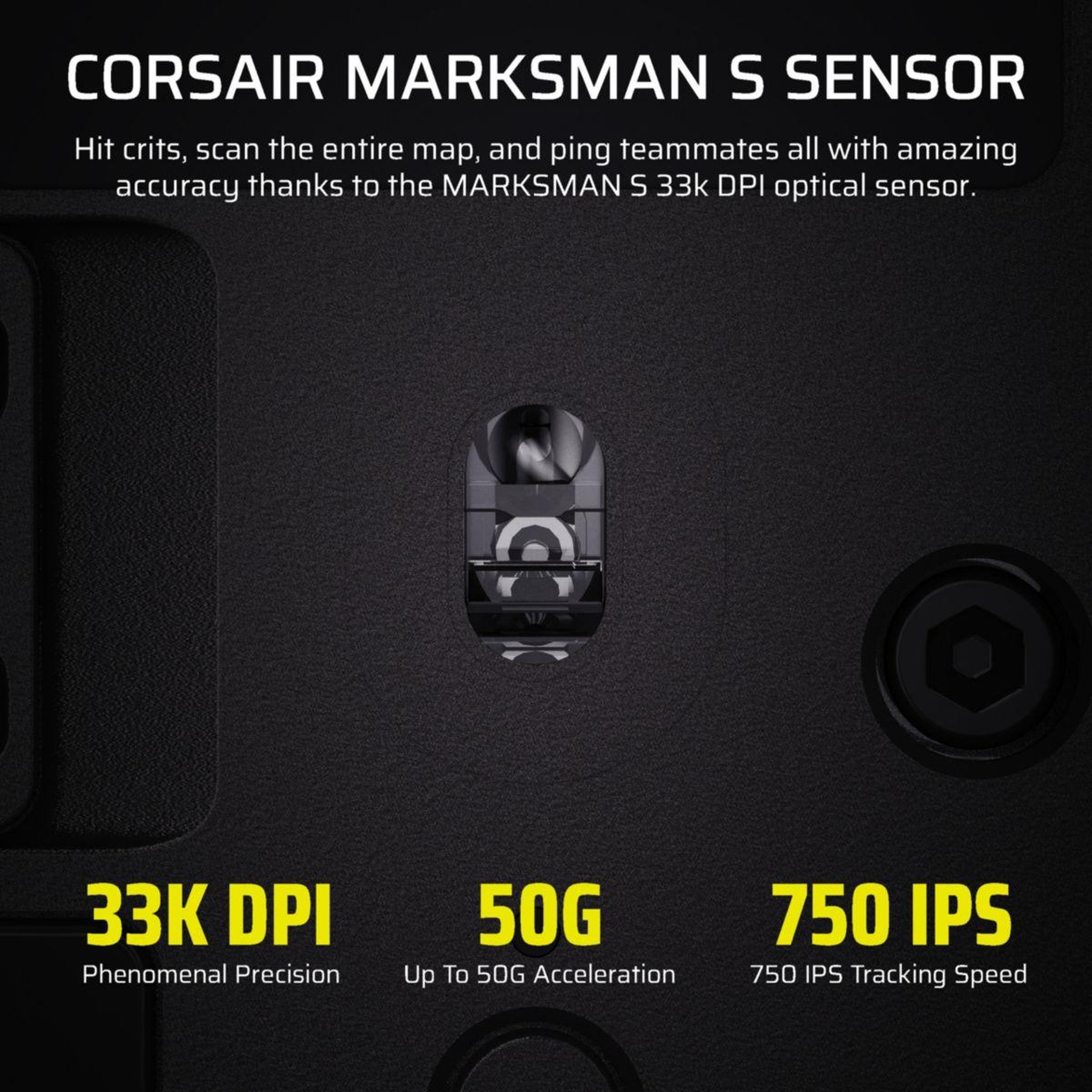 Voir la diapositive 2 : Corsair Souris gamer sans fil scimitar elite wl se gun metal