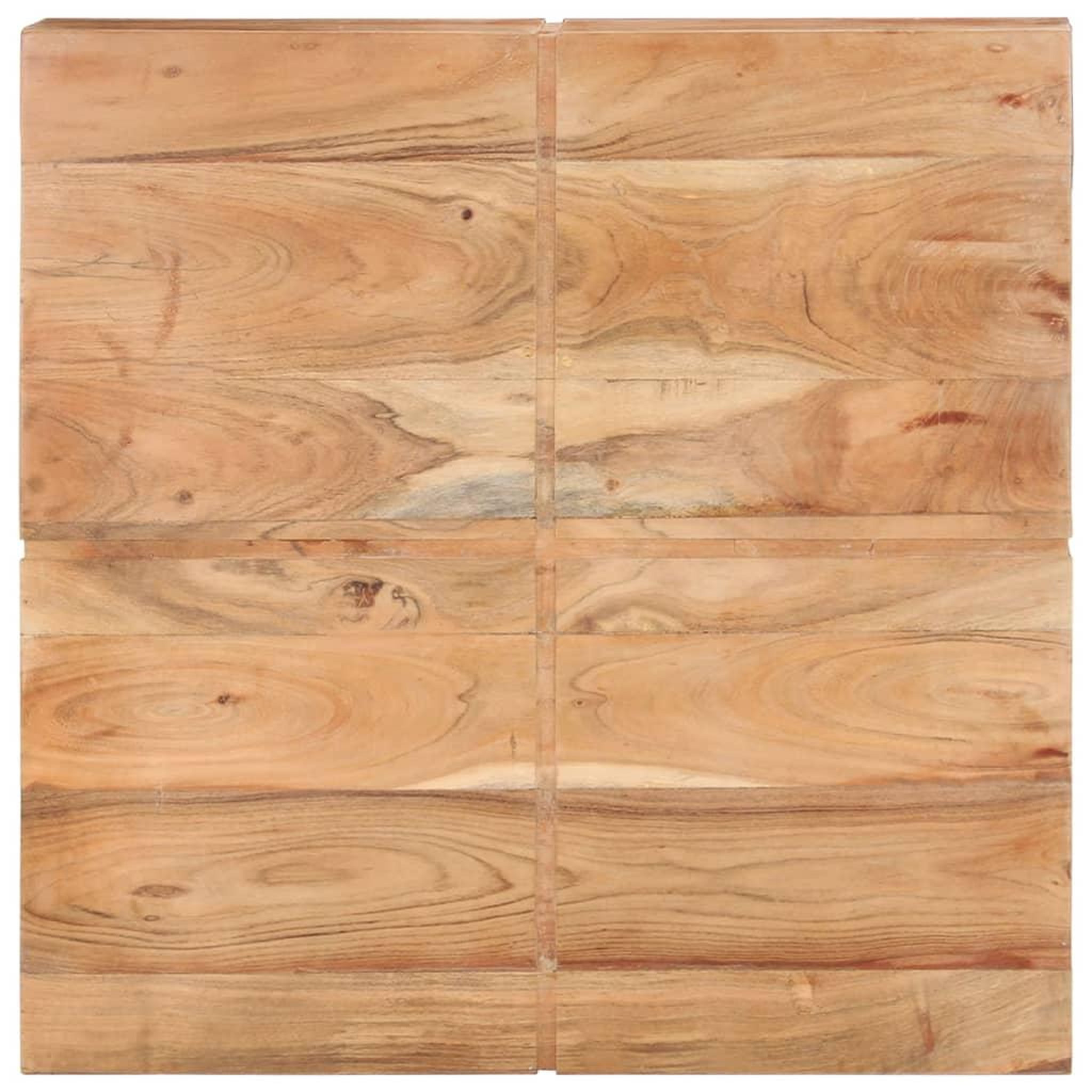 Voir la diapositive 4 : VIDAXL Table basse 80x80x28 cm Bois d'acacia massif