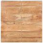 Voir la diapositive 4 : VIDAXL Table basse 80x80x28 cm Bois d'acacia massif