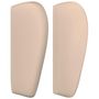 Voir la diapositive 4 : VIDAXL Tete de lit avec oreilles Cappuccino 147x23x78/88 cm Similicuir