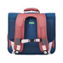 Voir la diapositive 6 : AUCHAN Cartable 36 cm CP/CE1/CE2 bleu et rouge Nature Lover
