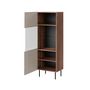 Voir la diapositive 2 : BEST MOBILIER Franco - vitrine - effet bois - 183 cm