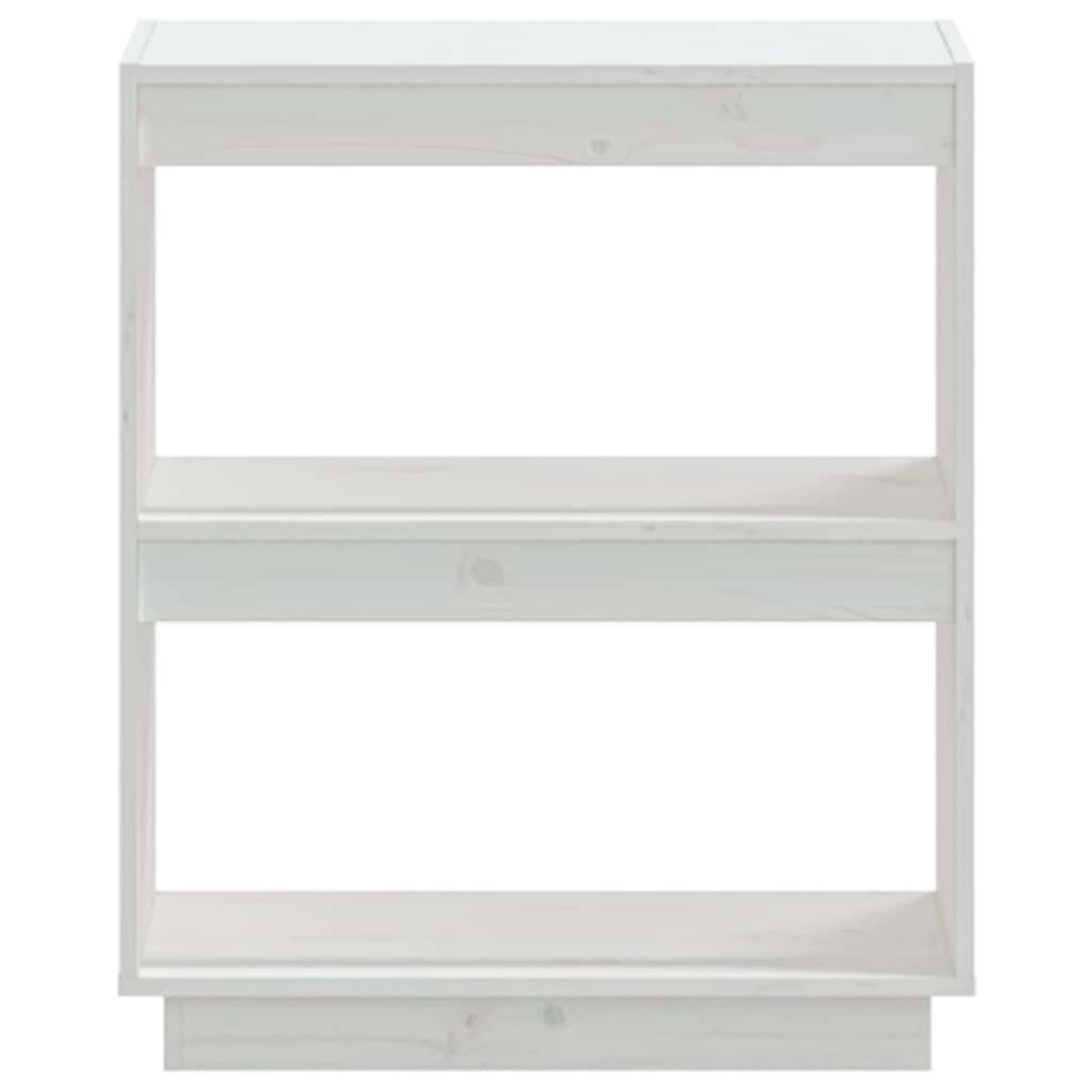 Voir la diapositive 5 : VIDAXL Bibliotheque Blanc 60x35x71 cm Bois de pin massif