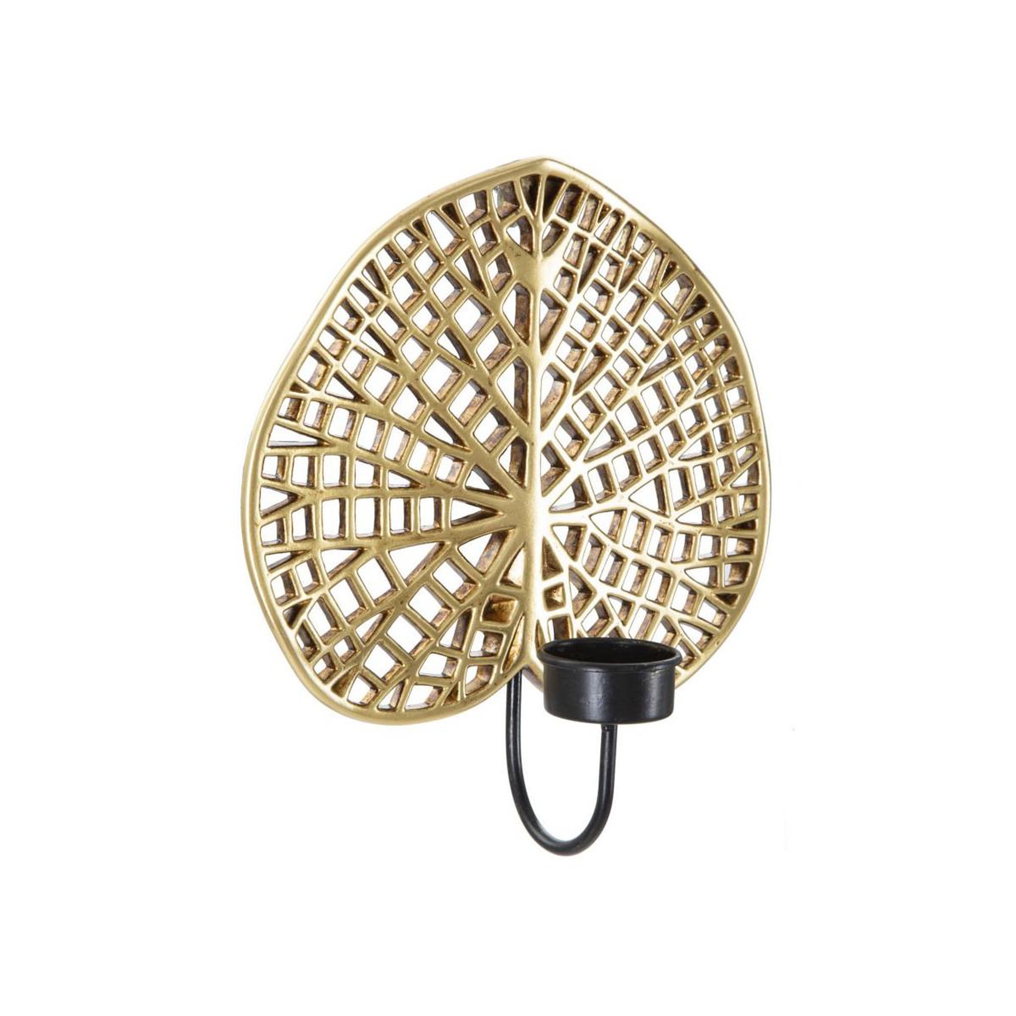 Paris Prix Bougeoir mural design  lotus  22cm or