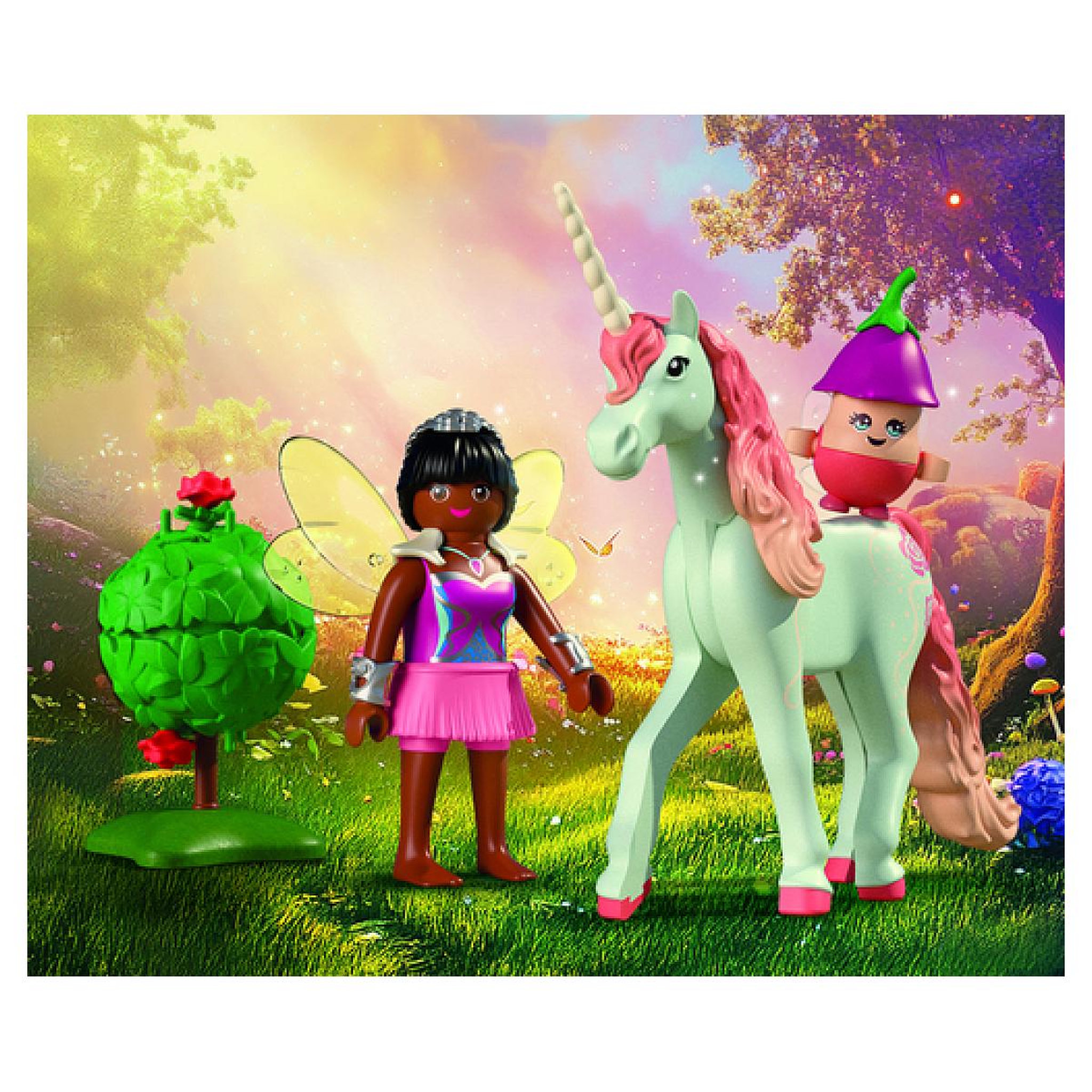 Voir la diapositive 2 : PLAYMOBIL 71841 Licorne Ciel rose avec fée