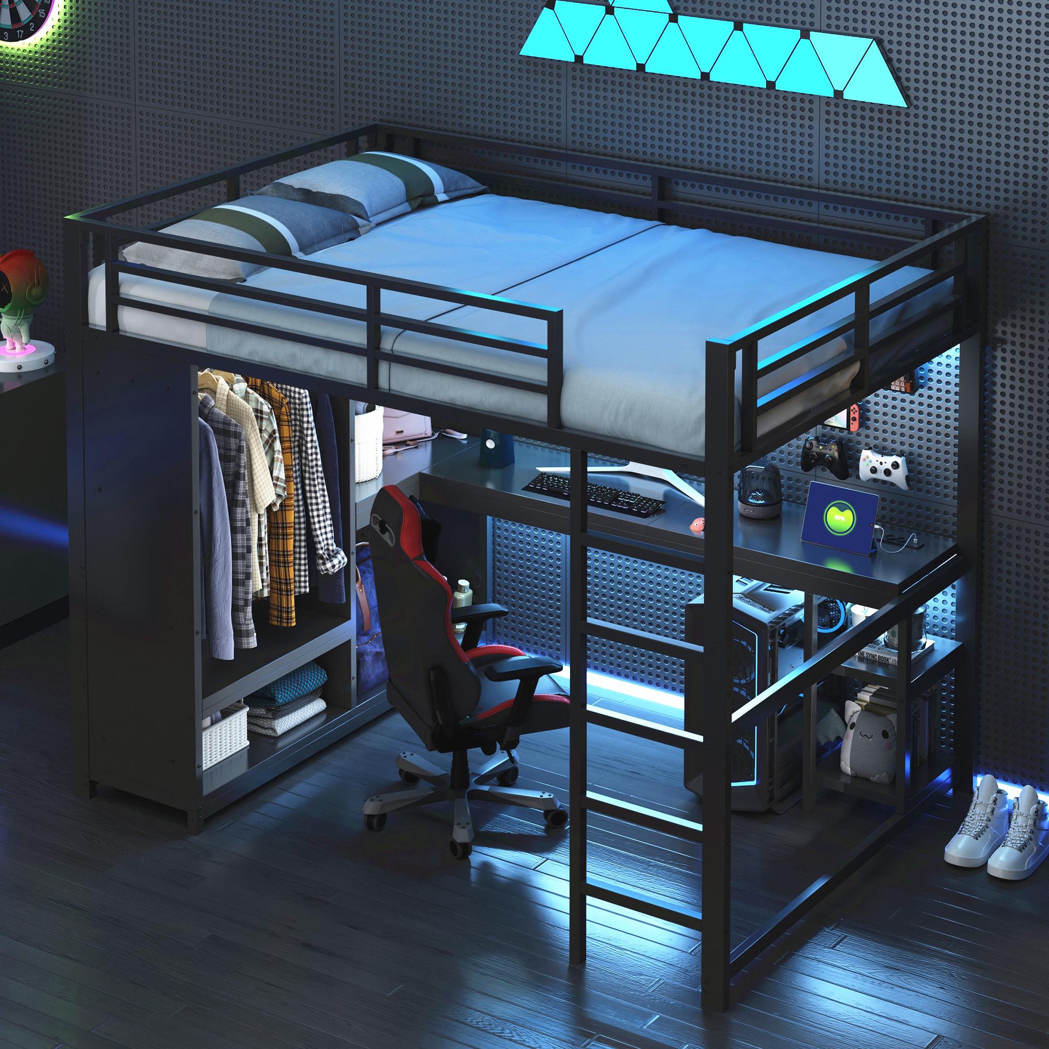 Voir la diapositive 5 : MERAX Lit mezzanine