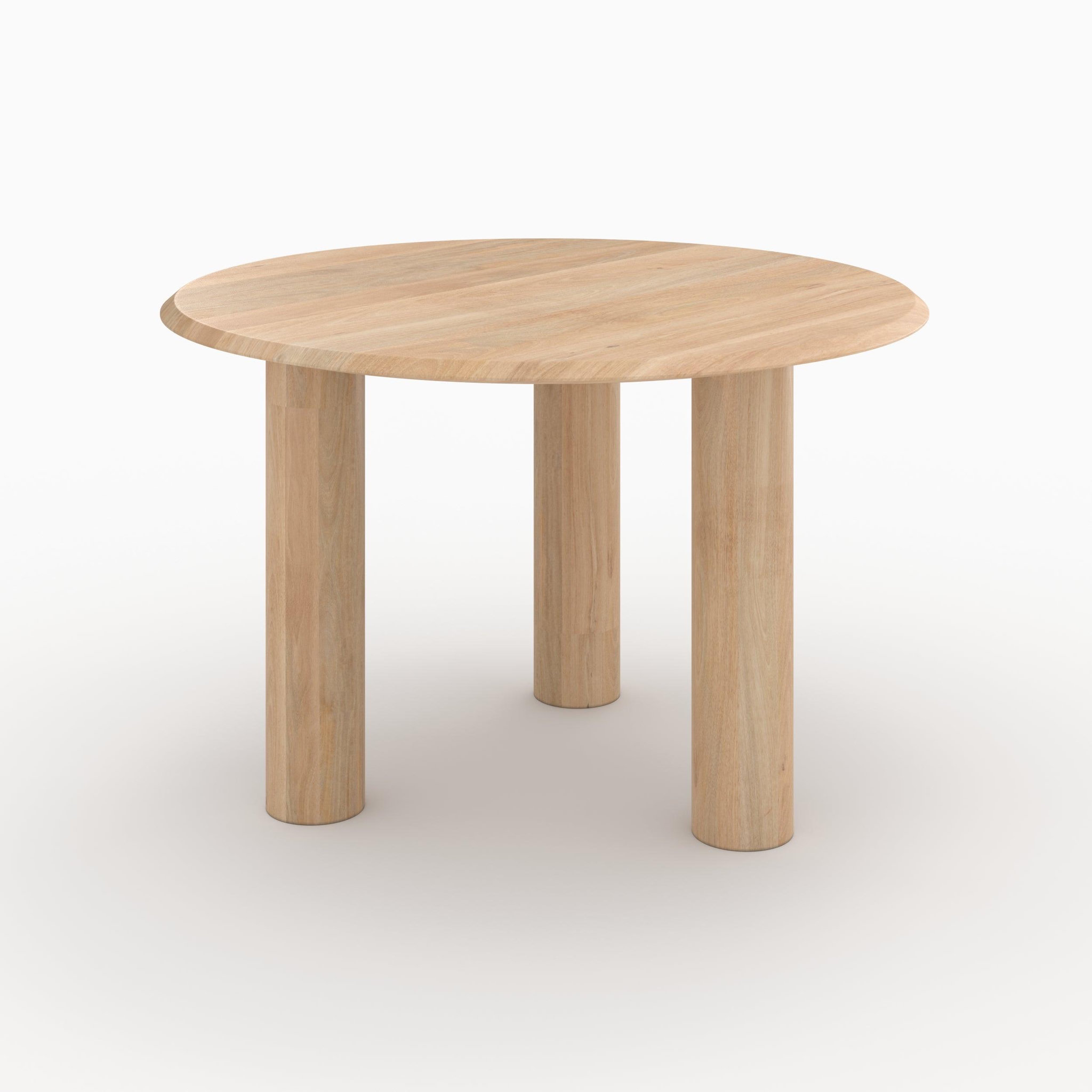 MAISON PAVANE Table ronde en bois de manguier 4 personnes-sacha