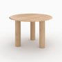 Voir la diapositive 1 : MAISON PAVANE Table ronde en bois de manguier 4 personnes-Sacha