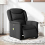 Voir la diapositive 2 : VIDAXL Fauteuil de massage inclinable electrique Noir Tissu
