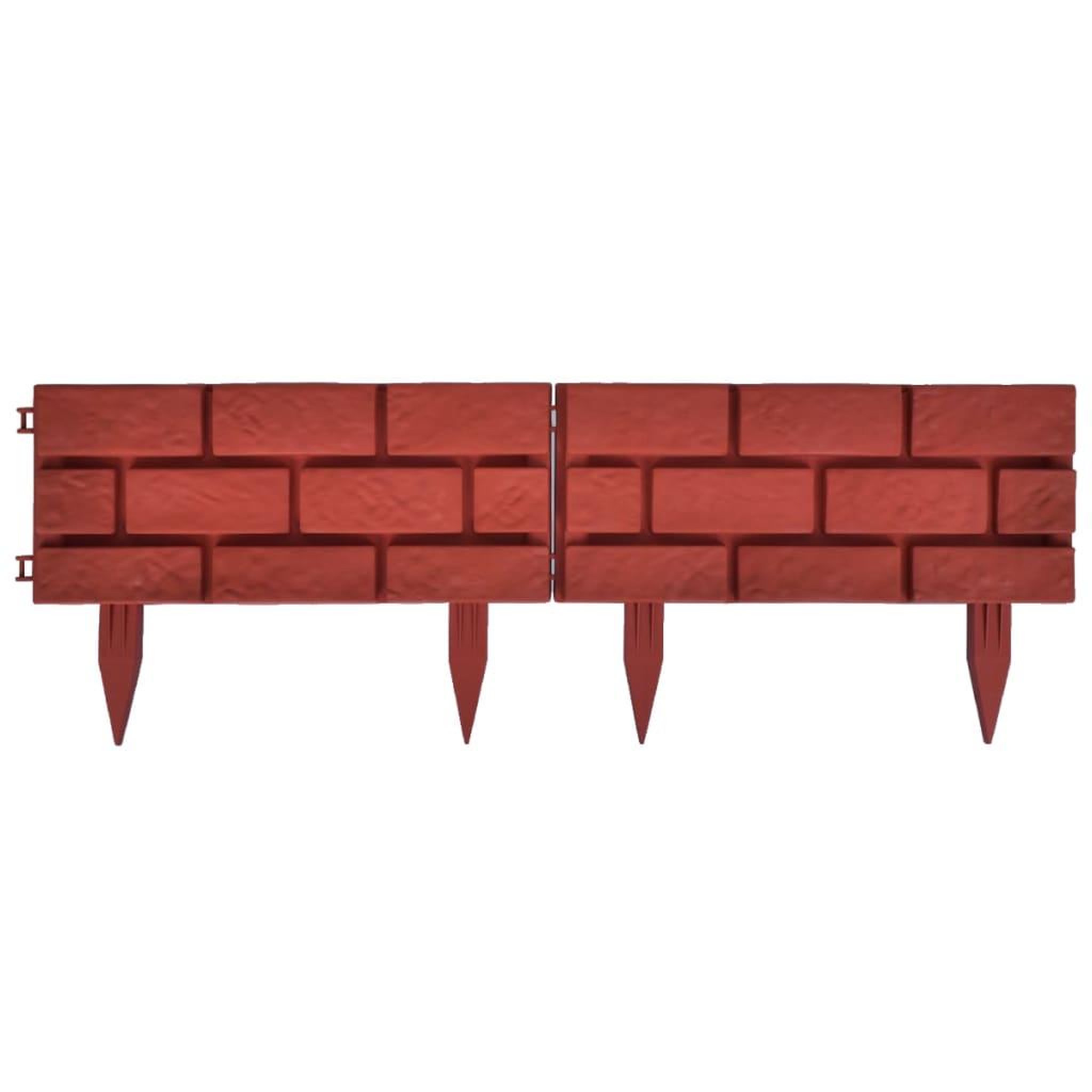 Voir la diapositive 5 : VIDAXL Cloture de jardin avec design de briques 11 pcs