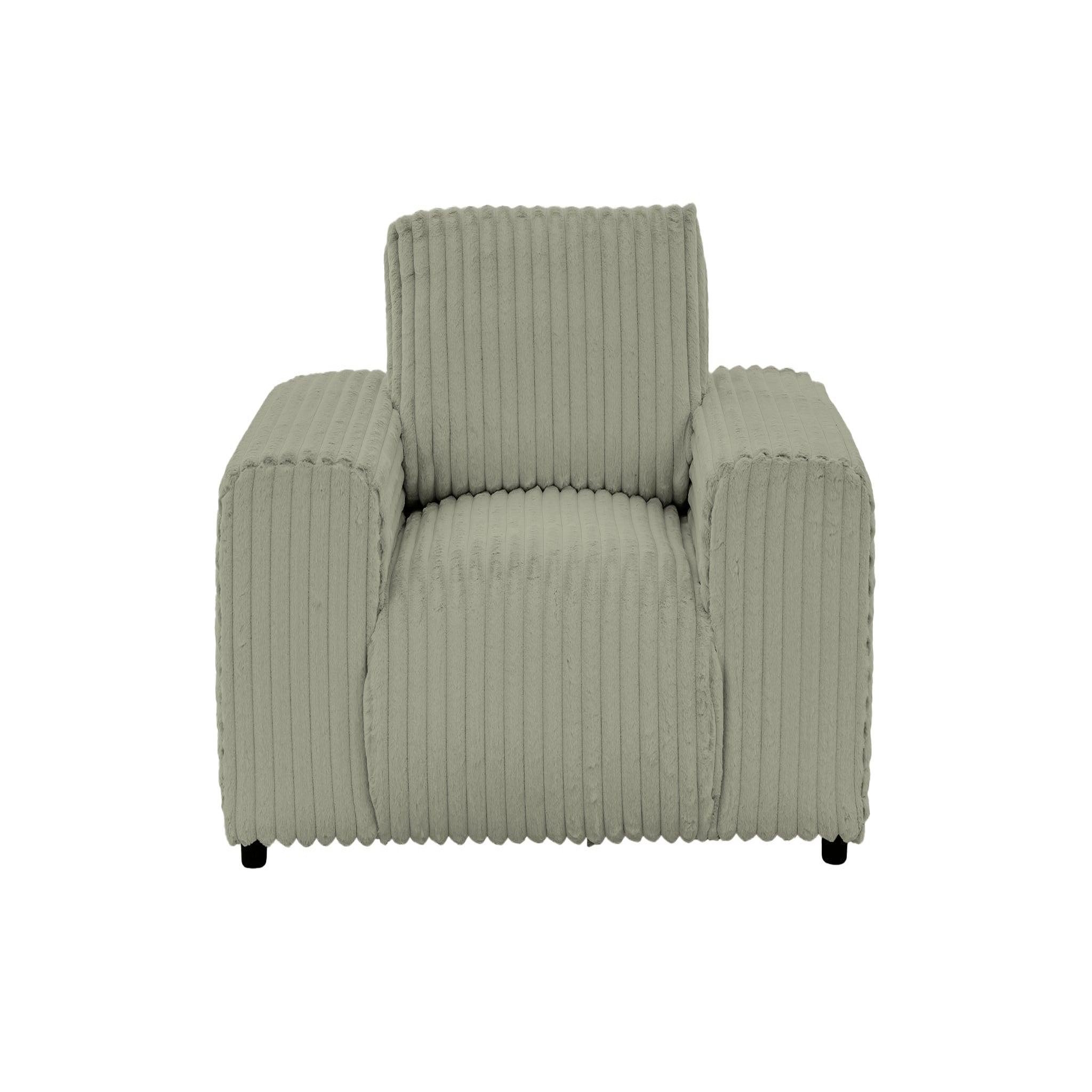 Voir la diapositive 1 : CASANOVA PARIS Caisa - fauteuil en velours côtelé