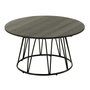Voir la diapositive 1 : Paris Prix Table Basse en Métal  Poa  80cm Noir