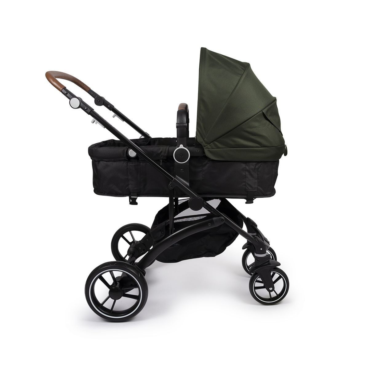 LITTLE WORLD Poussette combinée 3 en 1 City Walker kaki