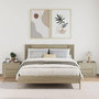 Voir la diapositive 3 : VIDAXL Tables de chevet murales 2 pcs chene sonoma 45x30x35 cm