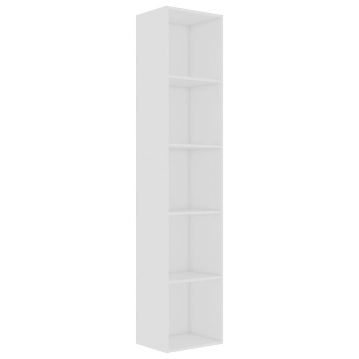 VIDAXL Bibliotheque Blanc 40x30x189 cm Bois d'ingenierie