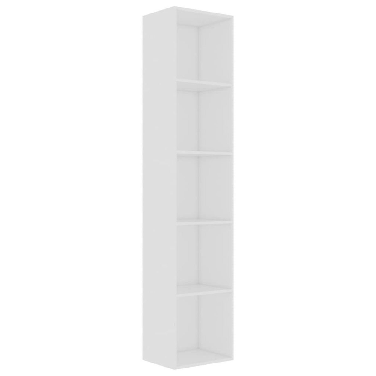 VIDAXL Bibliotheque Blanc 40x30x189 cm Bois d'ingenierie