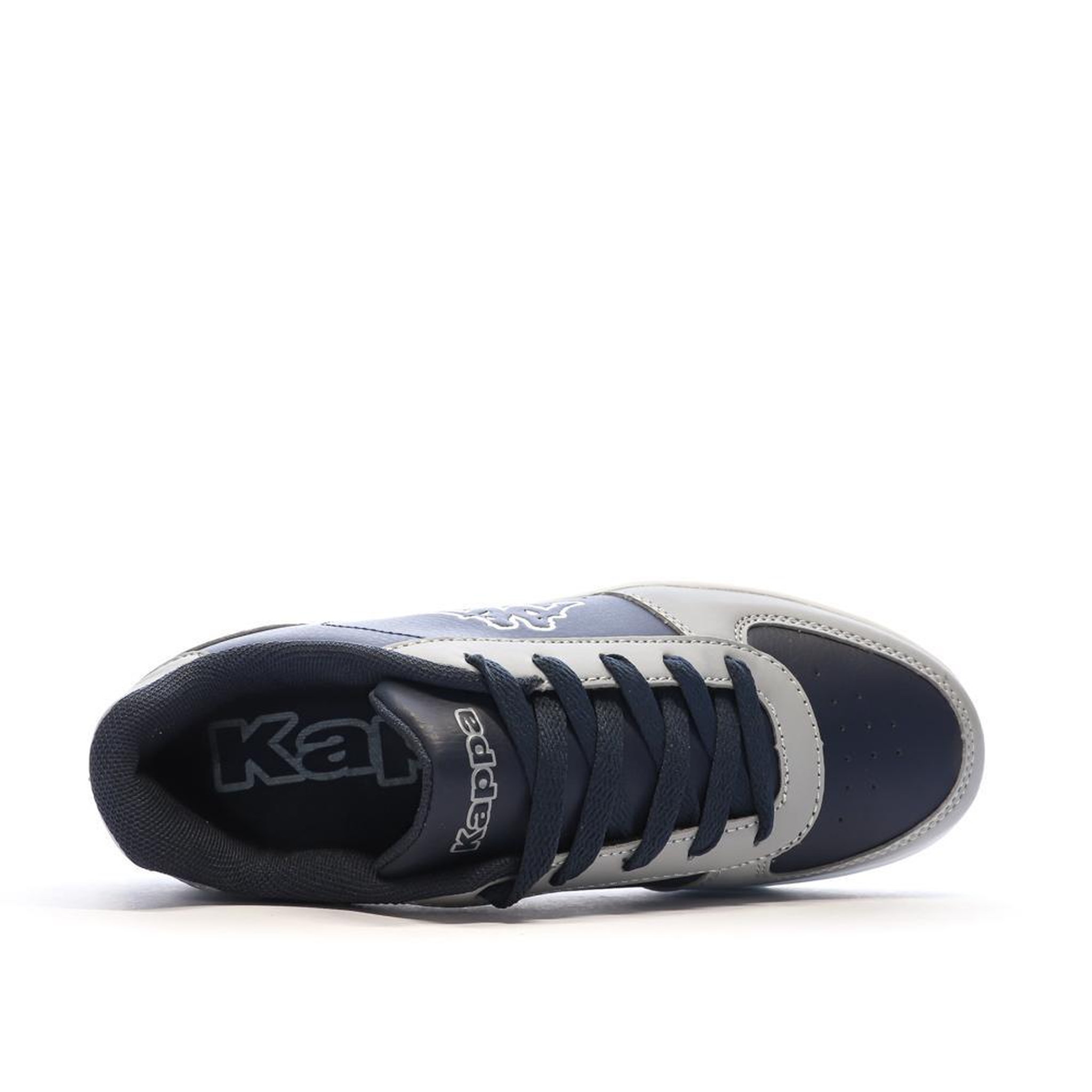 Voir la diapositive 4 : KAPPA Baskets Marine/Gris Garçon KAPPA Malone Lace