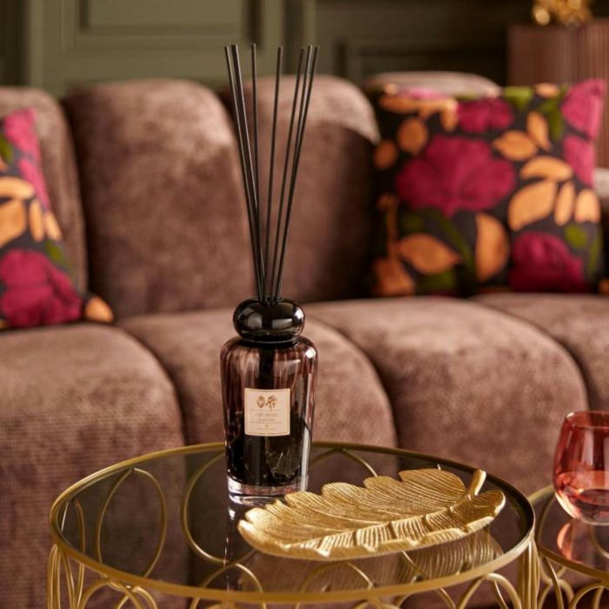 ATMOSPHERA Diffuseur de Parfum en Verre  Belli  2L Fève de Tonka