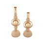 Voir la diapositive 2 : Paris Prix Lot de 2 Chandeliers  Saturn  33cm Rose & Or