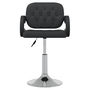 Voir la diapositive 3 : VIDAXL Chaises pivotantes a manger lot de 6 noir similicuir