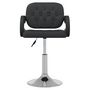 Voir la diapositive 3 : VIDAXL Chaises pivotantes a manger lot de 6 noir similicuir