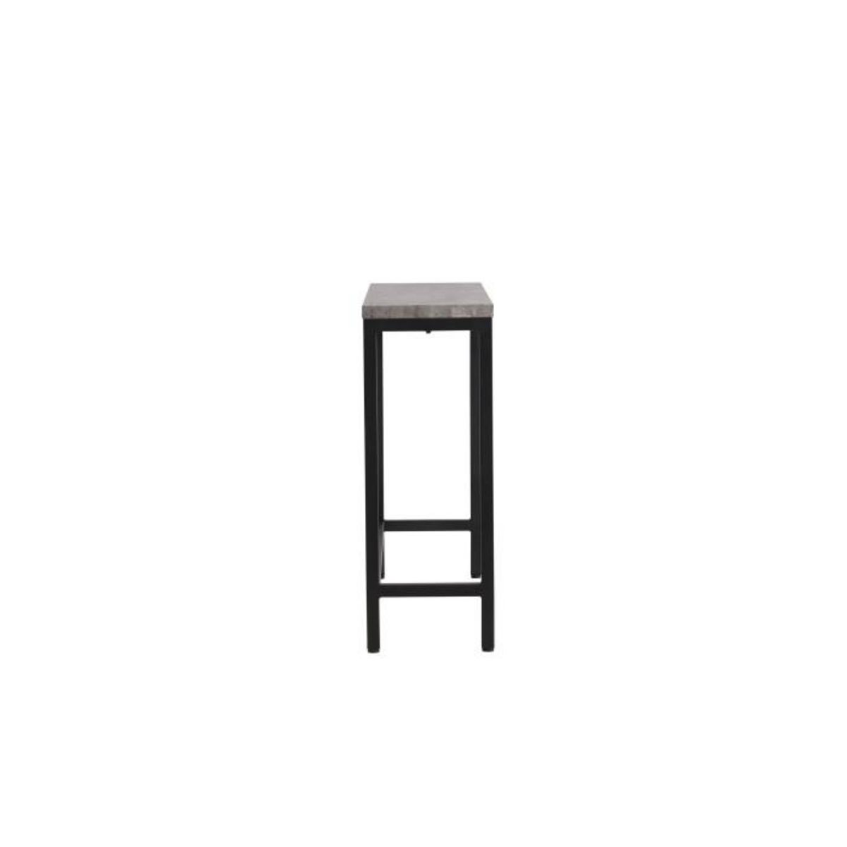 Paris Prix Console Design  Rise  110cm Gris & Noir
