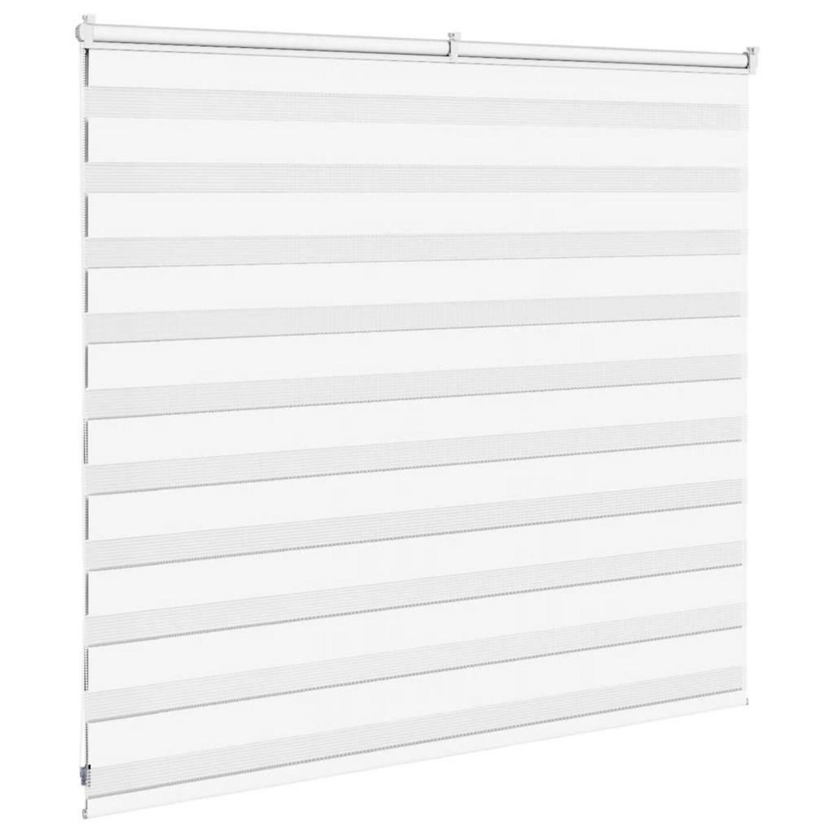 VIDAXL Store zebre blanc 165x100 cm largeur du tissu 160,9cm polyester
