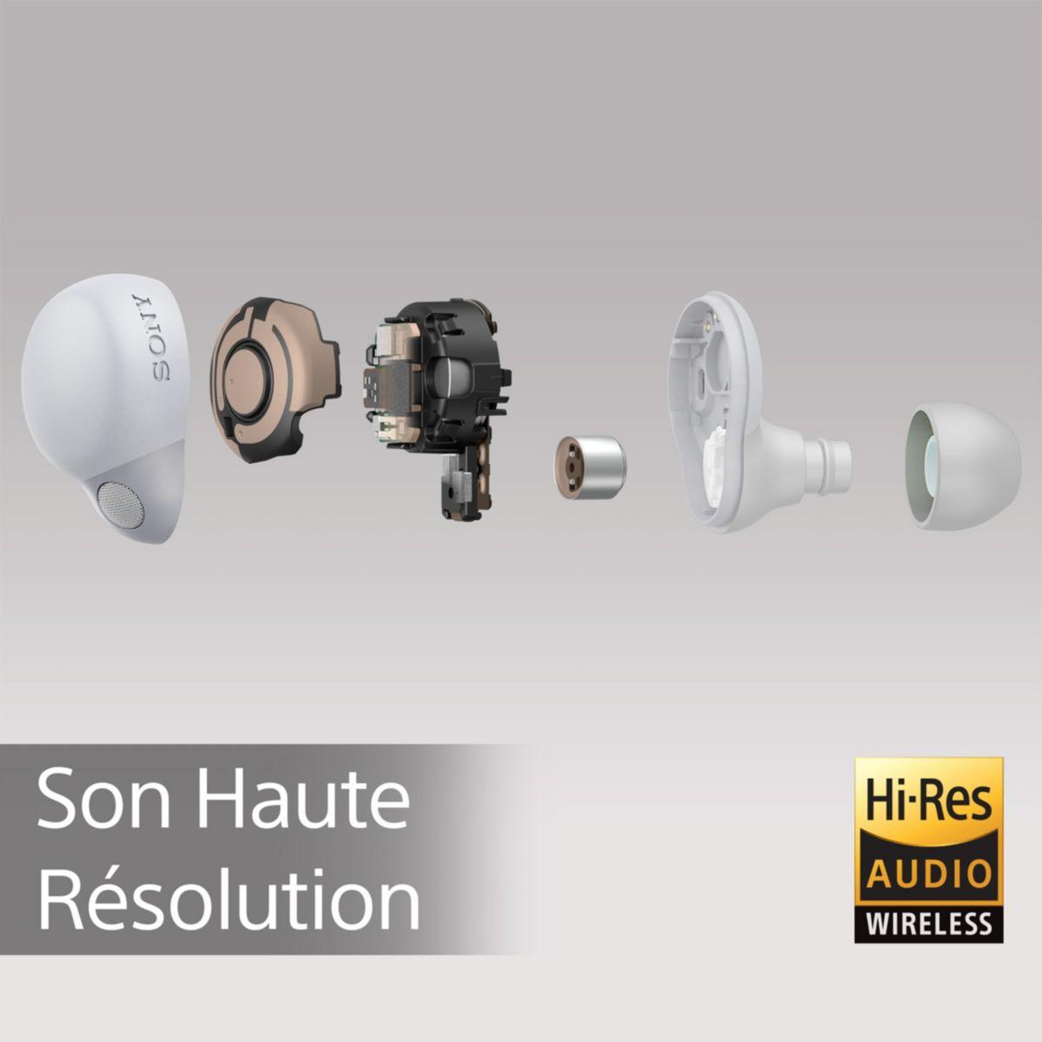 Voir la diapositive 5 : SONY Ecouteurs Linkbuds S WF-LS900N Blanc