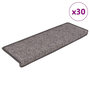 Voir la diapositive 1 : VIDAXL Tapis d'escalier autocollants 30 pcs 65x21x4 cm gris et beige
