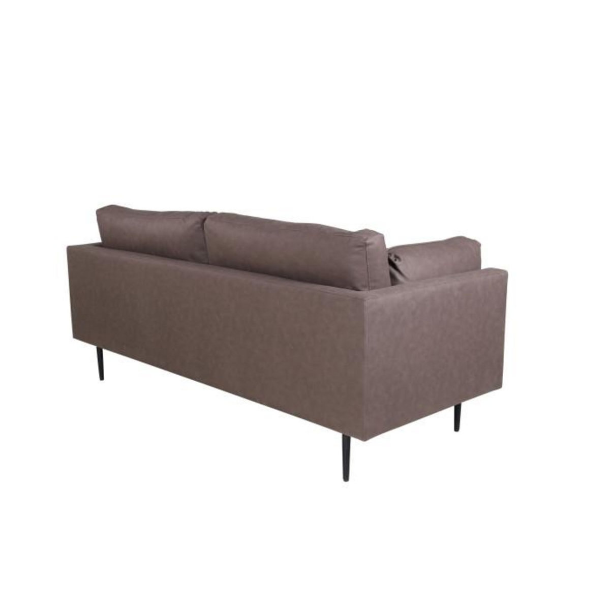 Paris Prix Canapé 3 Places en Microfibre  Boom  203cm Marron