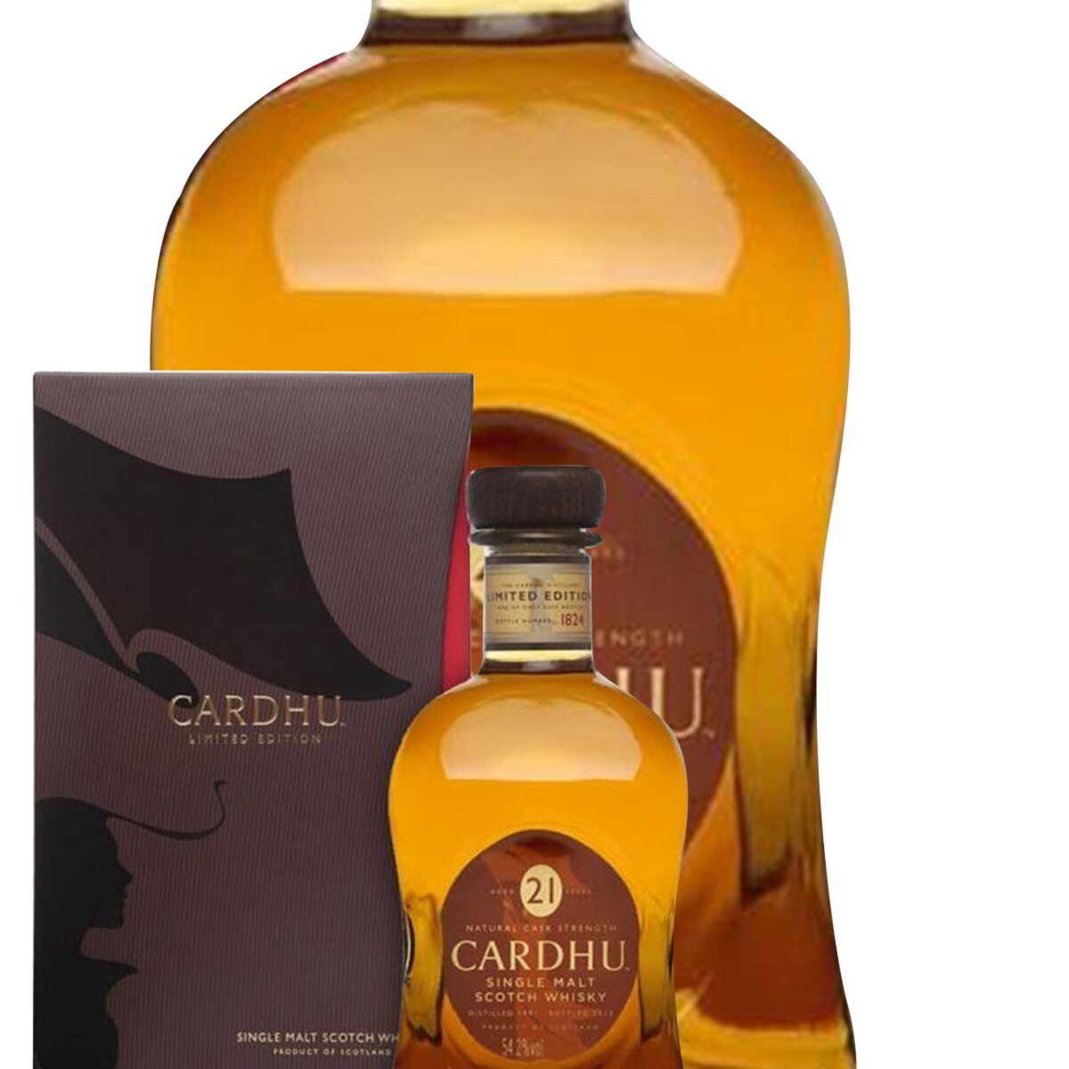 Cardhu Whisky Cardhu 21 ans 1991 Special Reserve avec étui 54.2%