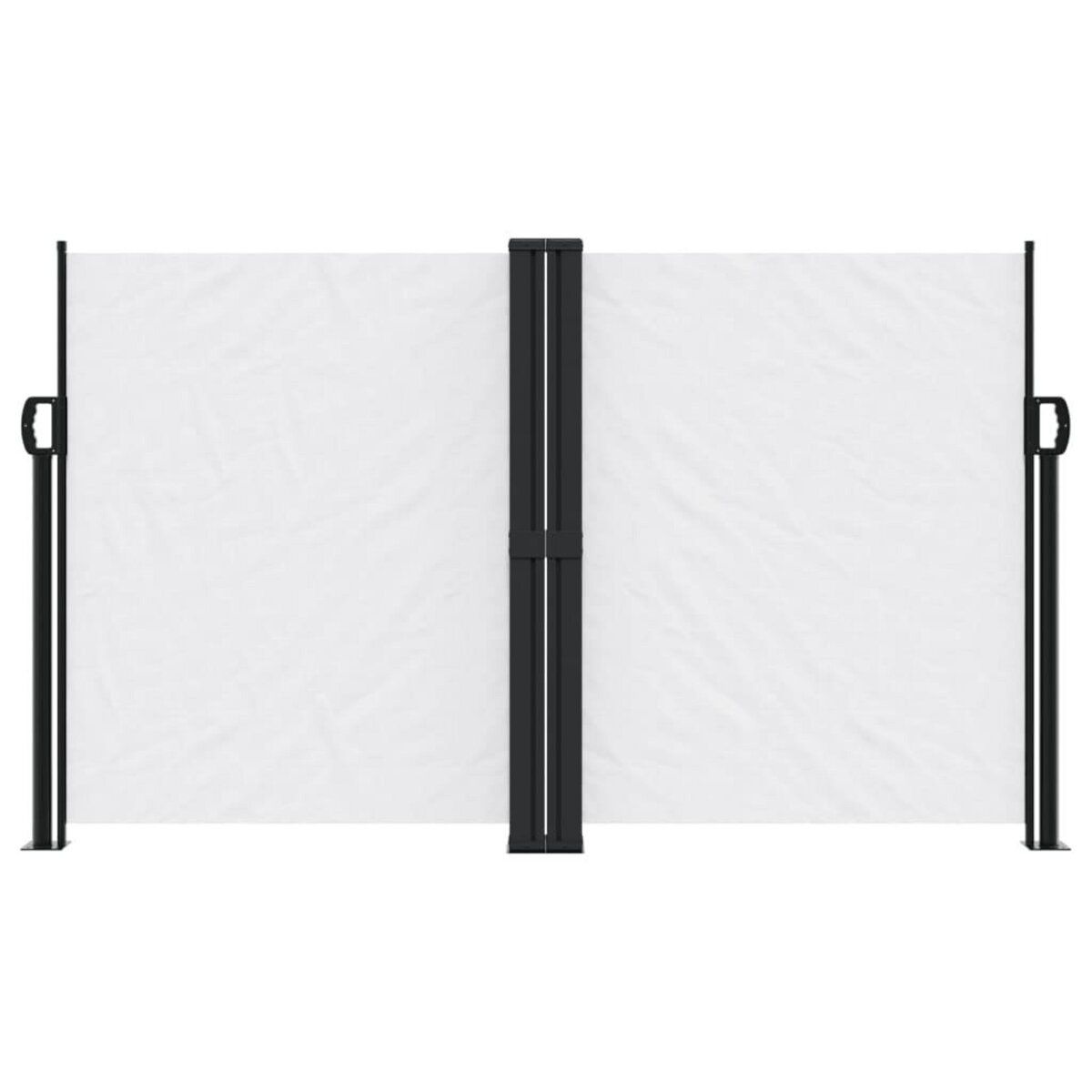 VIDAXL Auvent lateral retractable blanc 140x1200 cm