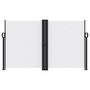 Voir la diapositive 3 : VIDAXL Auvent lateral retractable blanc 140x1200 cm