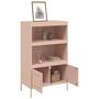 Voir la diapositive 5 : VIDAXL Buffet haut rose 68x39x113 cm acier