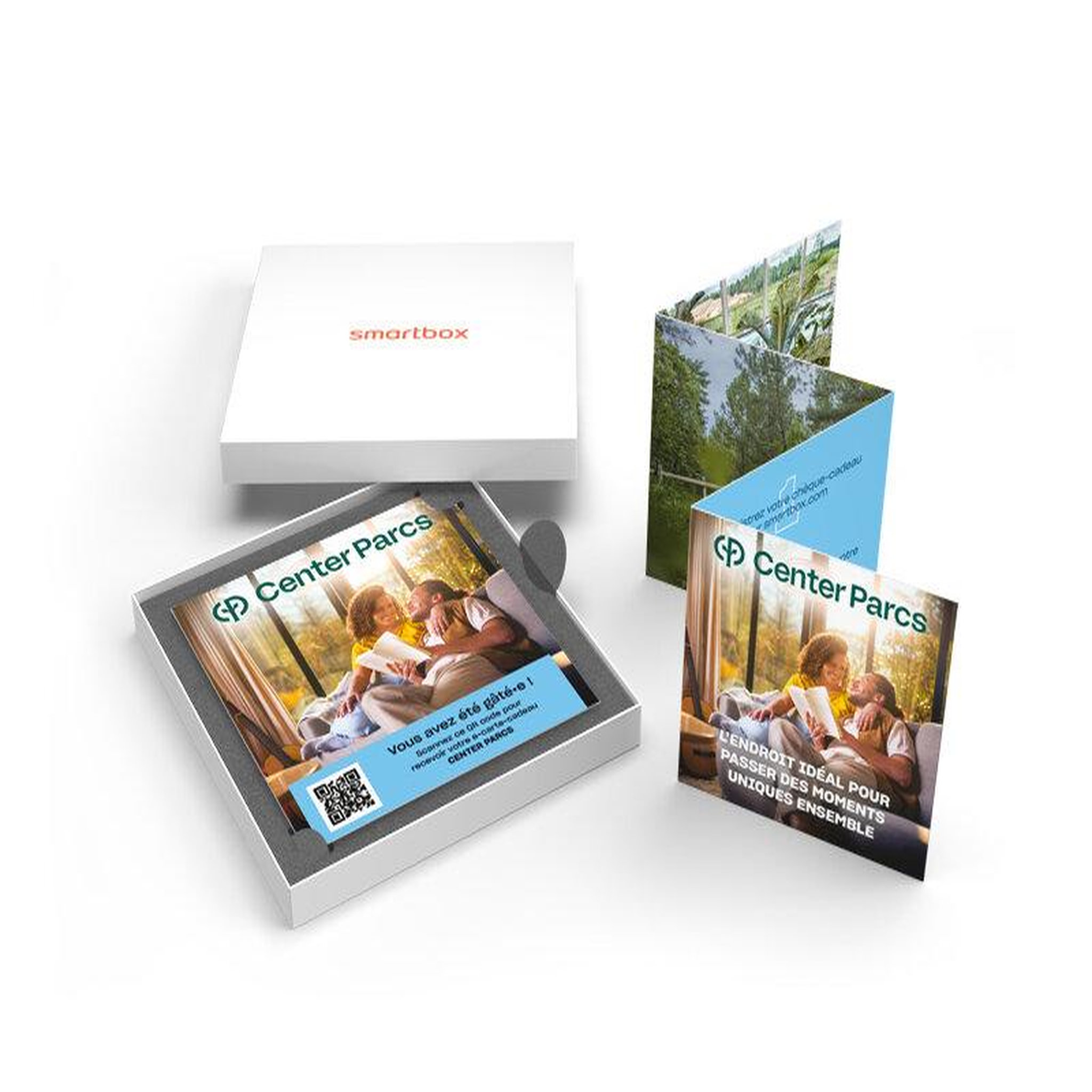 Voir la diapositive 2 : Smartbox Bon Cadeau Center Parcs - Coffret Cadeau Séjour