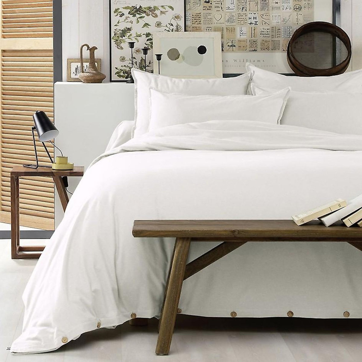 Home collection Housse de couette 100%flanelle