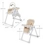 Voir la diapositive 6 : KINDERKRAFT Chaise haute 2en1 tummie pratique et confortable
