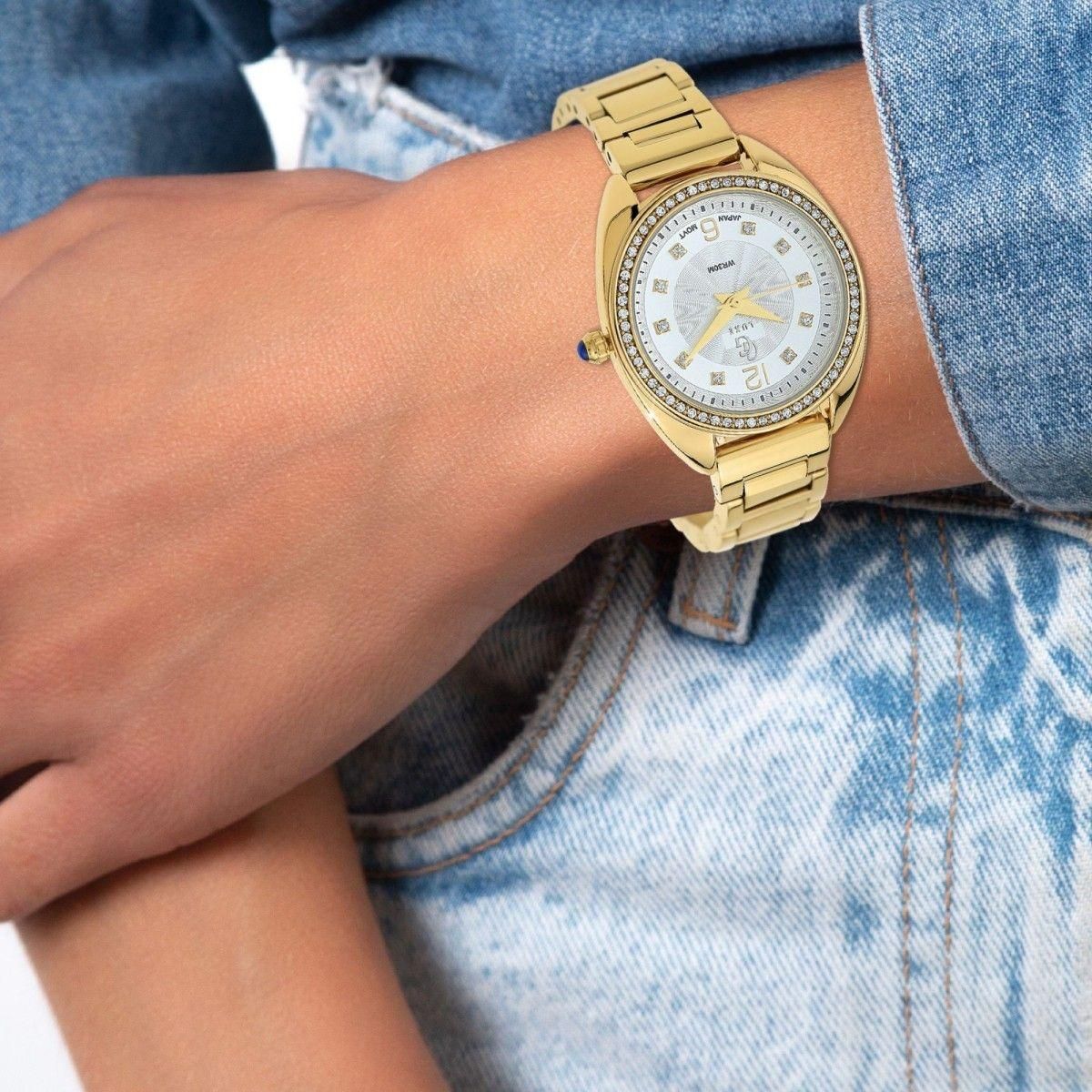 SC BOHEME Montre Noa élégante ornée de Cristaux scintillants par SC Bohème