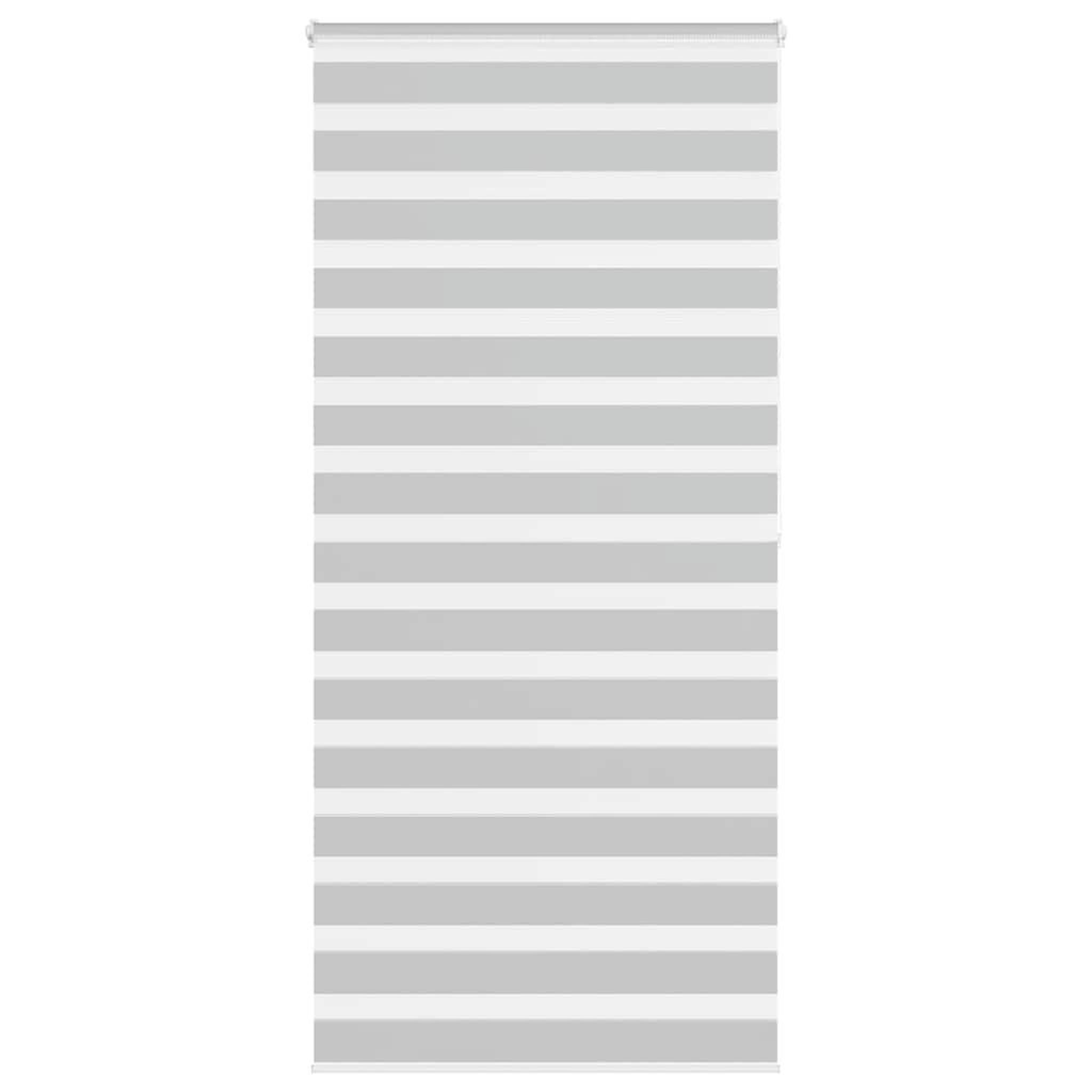 VIDAXL Store zebre gris clair largeur du tissu 105,9 cm polyester